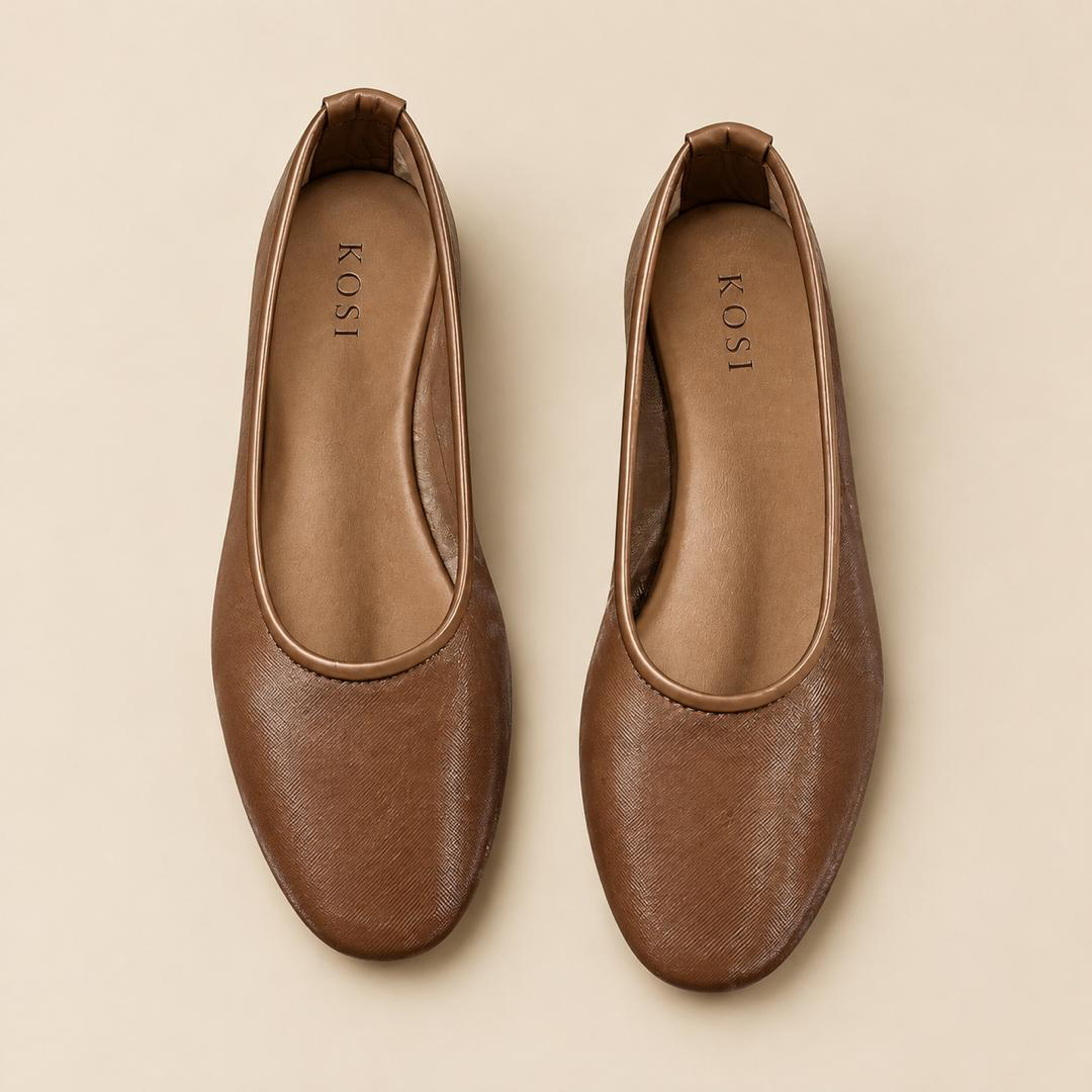 Brown Zanzi flats